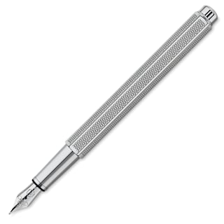 Caran d'Ache Ecridor Retro Fountain Pen - Platinum Coated, Broad Nib