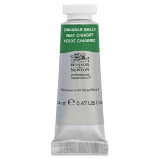 Winsor & Newton Professional Watercolor - Cinnabar Green, 14 ml Tube