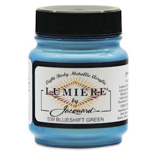 Jacquard Lumiere Acrylic - Blueshift Green, 2.25 oz Jar