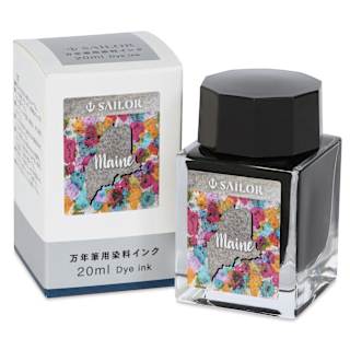 Sailor USA State Ink - Maine, Gray, 20 ml