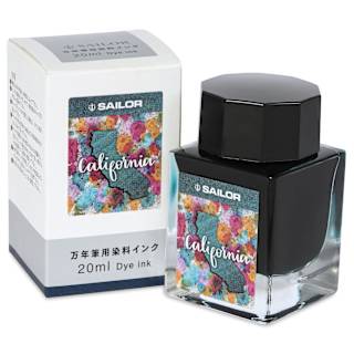 Sailor USA State Ink - California, Blue, 20 ml
