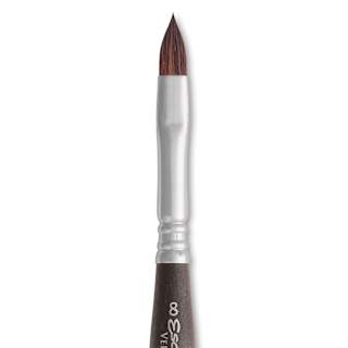 Escoda Versatil Travel Brush - Filbert, Short Handle, Size 8