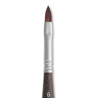 Escoda Versatil Travel Brush - Filbert, Short Handle, Size 6