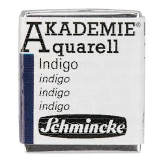Schmincke Akademie Aquarell Watercolor Pan - English Red, Half Pan