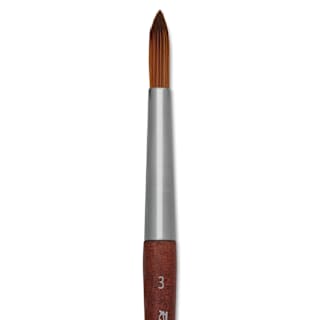 Raphaël Precision Mini Brush - Round, Short Handle, Size 3