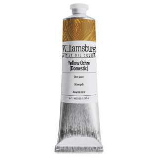 Williamsburg Handmade Oil Paint - Yellow Ochre Domestic, 150 ml tube