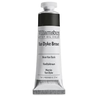 Williamsburg Handmade Oil Paint - Van Dyke Brown, 37 ml tube