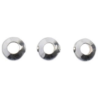 John Bead Must Have Findings Metal Spacer Beads - Pkg of 115, Silver, 4 mm Dia.