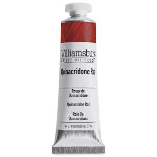 Williamsburg Handmade Oil Paints - Quinacridone Red, 37 ml tube