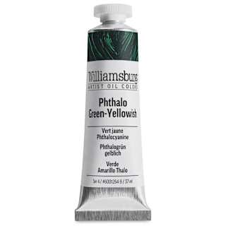 Williamsburg Handmade Oil Paint - Phthalo Green Yellowish, 37 ml tube