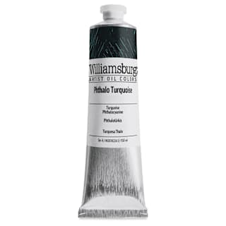Williamsburg Handmade Oil Paint - Phthalo Turquoise, 150 ml tube