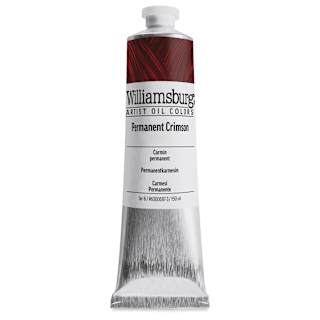 Williamsburg Handmade Oil Paint - Permanent Crimson, 150 ml tube