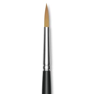 Trekell Synthetic Gold Taklon Brush - Round, Long Handle, Size 16