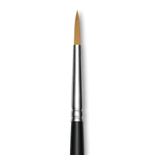 Trekell Synthetic Gold Taklon Brush - Round, Long Handle, Size 10