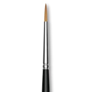 Trekell Synthetic Gold Taklon Brush - Round, Long Handle, Size 6