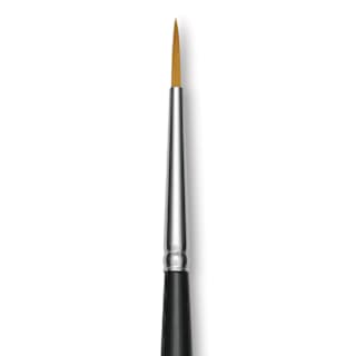 Trekell Synthetic Gold Taklon Brush - Round, Long Handle, Size 4