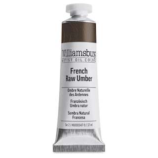 Williamsburg Handmade Oil Paint - French Raw Umber, 37 ml tube