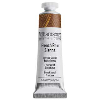 Williamsburg Handmade Oil Paint - French Raw Sienna, 37 ml tube