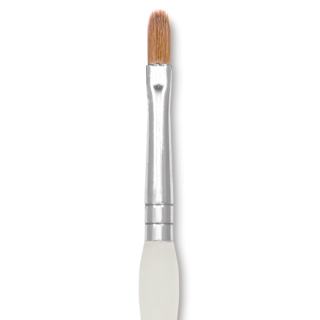 Royal & Langnickel Soft Grip Synthetic Sable Brushes - Filbert, Short Handle, Size 4