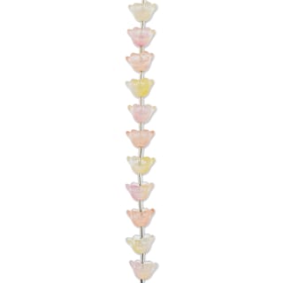 John Bead Crystal Lane DIY Glass Garden Bead Single Strand - Flowers, Assorted Colors