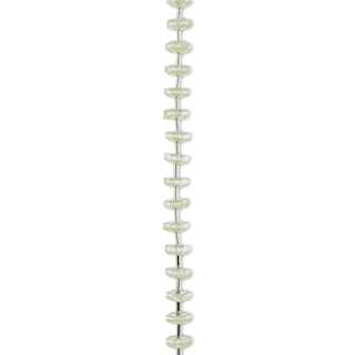 John Bead Crystal Lane DIY Glass Garden Bead Single Strand - Flower Caps, Opaque Green