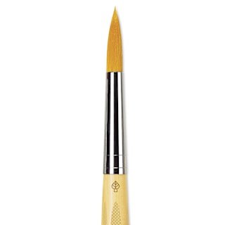 Da Vinci Junior Synthetic Brush - Round, Short Handle, Size 16
