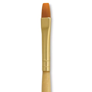 Dynasty Golden Nylon Brush - Flat Shader, Refill Brush, Size 4
