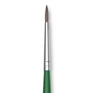 Blick Economy Pony Hair Brush - Round, Short Handle, Size 1