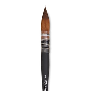 Raphaël Stradivarius Synthetic Kolinsky Sable Brush - Mop, Size 4, Short Handle