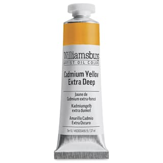 Williamsburg Handmade Oil Paint - Cadmium Yellow Extra Deep, 37 ml tube