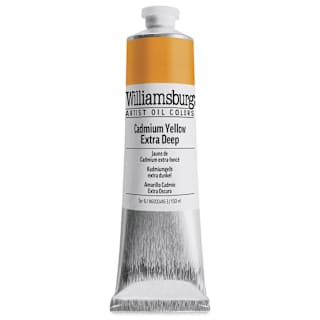 Williamsburg Handmade Oil Paint - Cadmium Yellow Extra Deep, 150 ml tube
