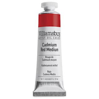 Williamsburg Handmade Oil Paint - Cadmium Red Medium, 37 ml tube