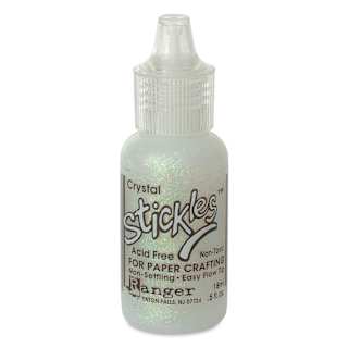 Ranger Stickles Glitter Glue - Crystal, 1/2 oz