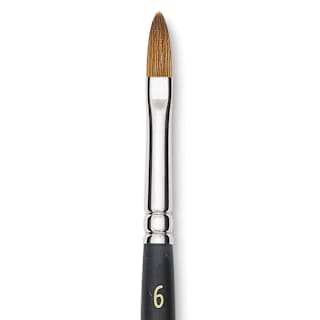 Blick Masterstroke Finest Red Sable Brush - Filbert, Size 6, Short Handle