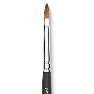 Blick Masterstroke Finest Red Sable Brush - Filbert, Size 3, Short Handle