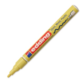 Edding Gloss Paint Marker - Pastel Yellow, Round Nib, 1-2 mm