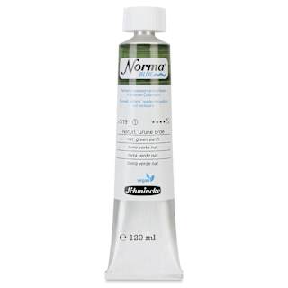 Schmincke Norma Blue Water-Mixable Oil Paint - Natural Green Earth, 120 ml
