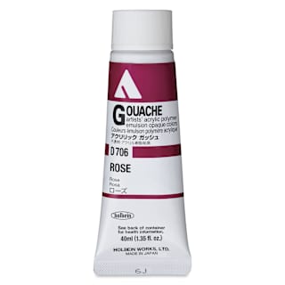 Holbein Acrylic Gouache - Rose, 40 ml