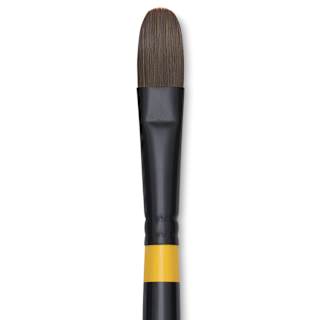 Utrecht Manglon Synthetic Brush - Filbert, Size 16, Long Handle