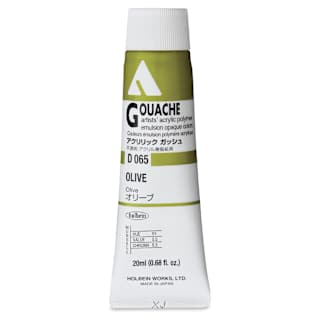 Holbein Acrylic Gouache - Olive, 20 ml tube
