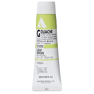 Holbein Acrylic Gouache - Leaf Green, 20 ml tube