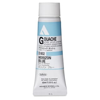 Holbein Acrylic Gouache – Horizon Blue, 40 ml tube