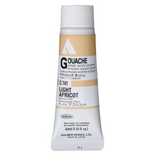 Holbein Acrylic Gouache - Light Apricot, 40 ml tube