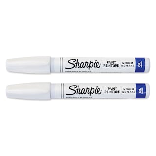 Sharpie Oil-Based Paint Marker - Pkg of 2, White, Medium Point