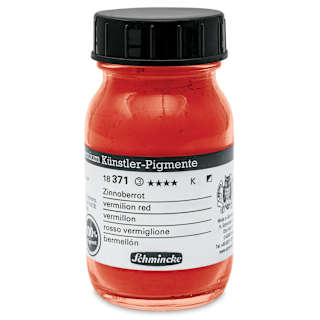 Schmincke Pigment - Vermilion Red, 100 ml Jar
