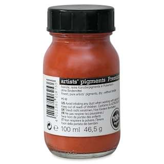 Schmincke Pigment - English Red Light, 100 ml Jar