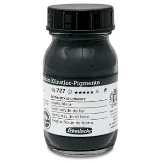 Schmincke Pigment - Black Iron Oxide, 100 ml Jar
