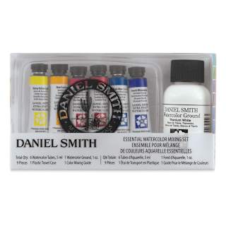 Daniel Smith Extra Fine Watercolor - Set of 7, Essential Watercolor Mixing Set, 5 ml Tubes