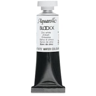 Blockx Artists' Watercolor - Zinc White, 15 ml tube