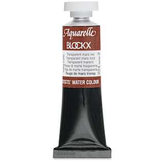 Blockx Artists' Watercolor - Transparent Mars Red, 15 ml Tube